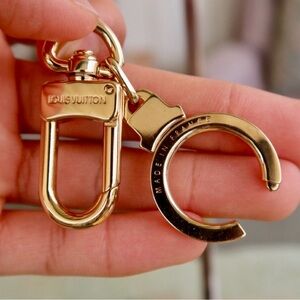 Louis Vuitton Gold Bolt Extender Keychain